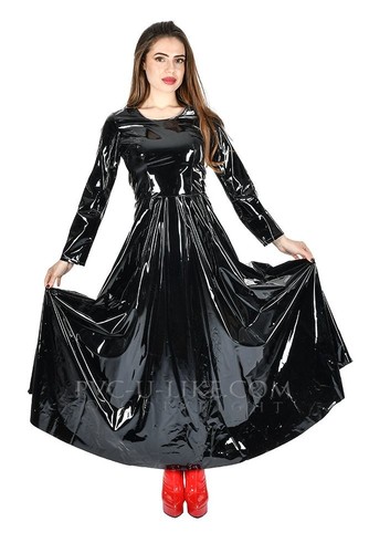 Womens ladies sexy pvc - womens, long