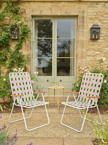 Set folding garden chairs - set, of