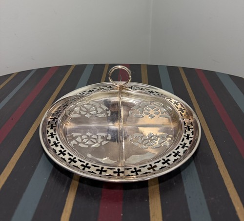 Silver plated epns entree - silver,