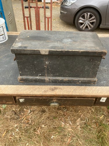Lovely old wooden box for - old,