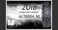 2018 Artic Cat Alterra 90 ATV Maintenance and Owner's manual