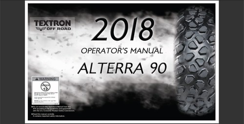 2018 artic cat alterra - alterra, 90