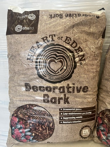Bagged bark chip landscape - chip,
