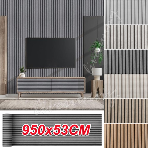Wooden slats wallpaper natural - wallpaper,
