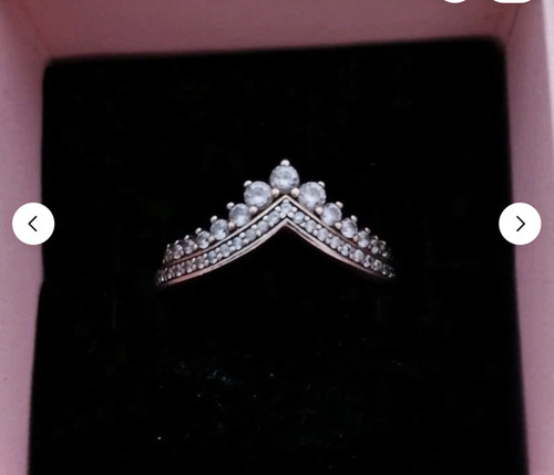 Pandora princess ring size - ring, 54