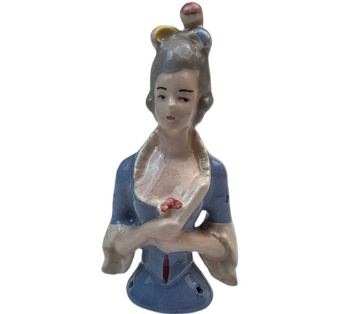 Antique vintage porcelain half - vintage,