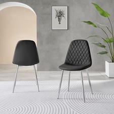 CORONA x2 Faux Leather Chrome