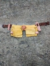 CARPENTERS PROFESSIONAL LEATHER TOOL BELT MADE BY BOLEN LEATHER PRODUCTS