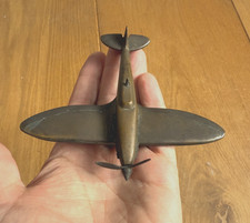 Vintage Brass Model Spitfire