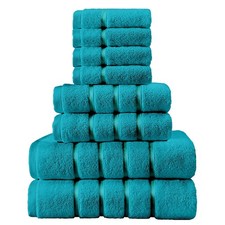100% Egyptian Cotton Teal 8pc