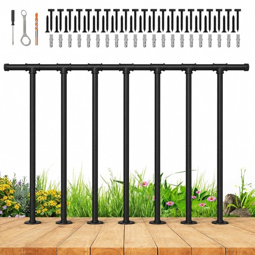 Metal deck railing flat - metal,