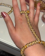 Gold and silver bracelet - and,