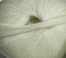 Job lot knitting yarn Wool 10x Ball 100% Pure Australian Wool 1ply Ivory KL1316