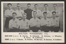 DAILY EXPRESS-FOOTBALL TEAM GROUP 1955/56 (POSTCARD)-#08- BOLTON WANDERERS