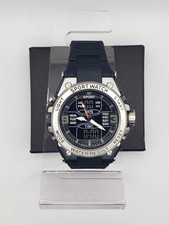 Sportwatch Mens black wrist watch