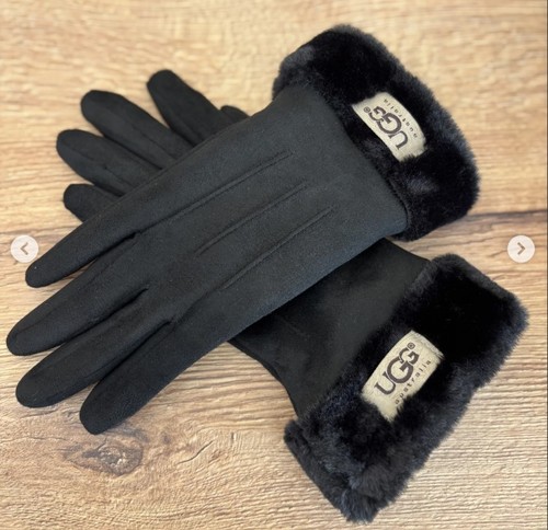 Ugg australia black faux - australia,