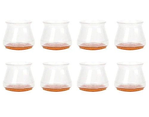16pcs clear silicone chair - clear,
