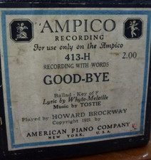 AMPICO REPRODUCING  WORD ROLL