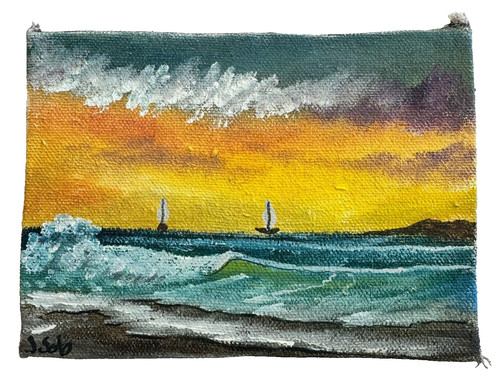 Sailboats seashore outsider - sailboats, at