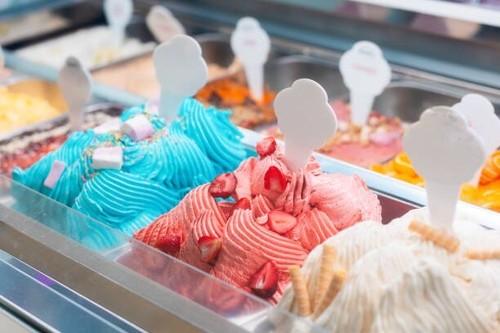 Tas plastic ice - plastic, cream