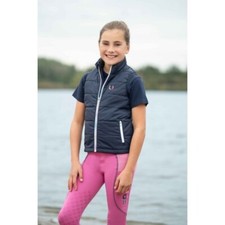 HKM Mika Childrens Riding Vest - Deep Blue