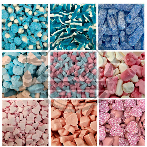 Baby shower sweets - shower, blue