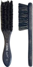 Men's Barber Beard and Fade Brush-Wooden Handle Soft Bristles Moustache and Skin