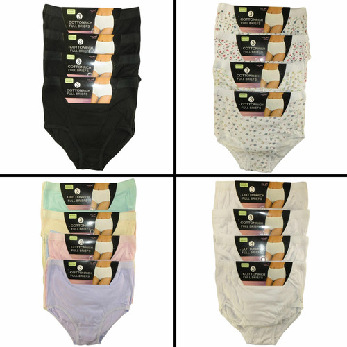 Ladies full brief knickers - brief,