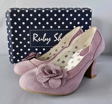Ruby Shoo Chrissie in Mauve Size 7/40 EXCELLENT CONDITION & GORGEOUS