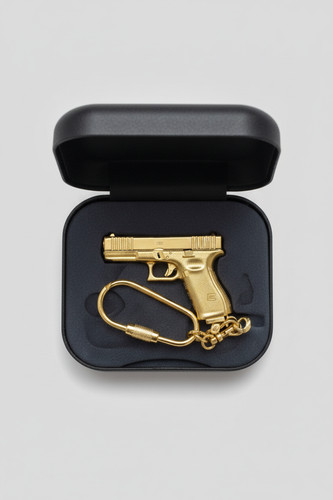 Glock pistol gold - glock,