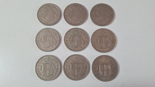 Set half crown - 9,