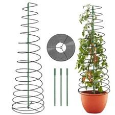 Plant Support Stakes Tomato Cages Spiral Stakes Plant Stakes Tower for Climbing