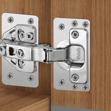 8Pack Hinge Repair Plate Cabinet Hinge Repair Brackets Kitchen Cupboard Door UK