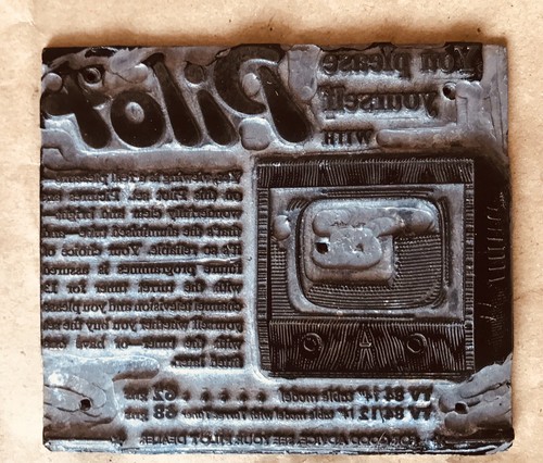 Large vintage letterpress - large,
