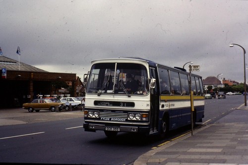 35mm original colour bus slide - original,
