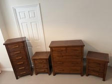 Dark Oak Bedroom Furniture Set