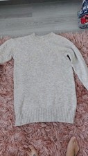 Womens Primark Beige Jumper Dress Size Large