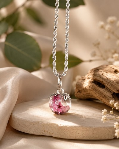 Real dried flower resin - real,