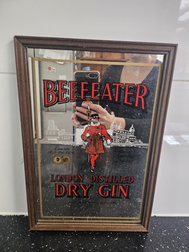 Vintage beefeater gin framed - vintage,