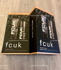 Double FCUK Sport Body Duo Gift Set Bundle Mens Skin Care, X-mas, Birthdays Set