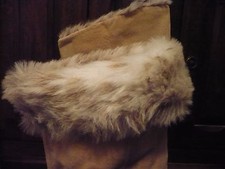 MARKON SUEDE LEATHER and FAUX