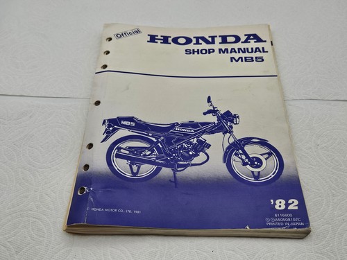1982 honda mb5 service - mb5,