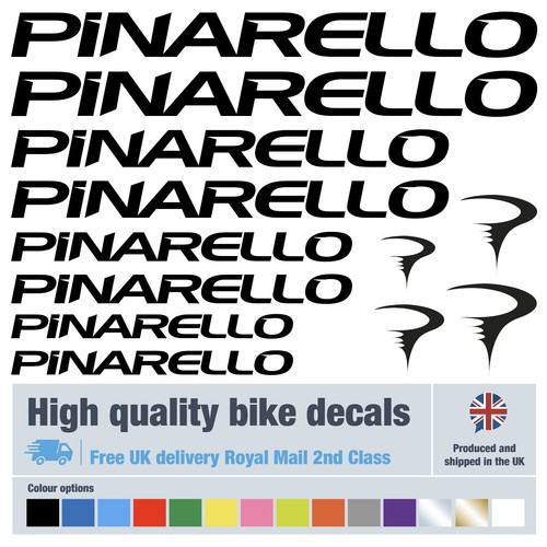Pinarello new bike decals with