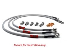 Yamaha XS750 E (1977-1978) Wezmoto Standard Front Stainless Braided Brake Lines