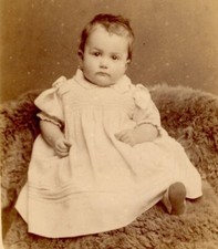 Antique cabinet card