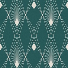 NEXT Deco Geometric Teal Removable Non-Woven Paste the Wall Wallpaper 118315