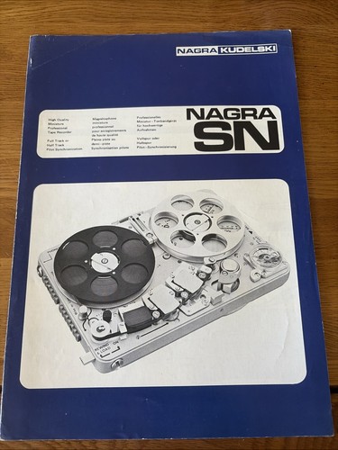 Nagra tape recorder leaflet - recorder,