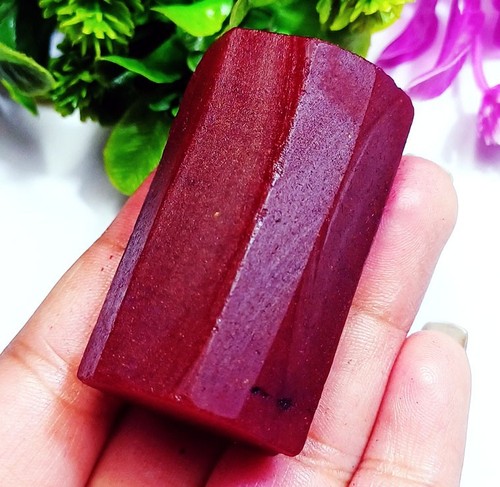 Loose gemstone natural - natural, red