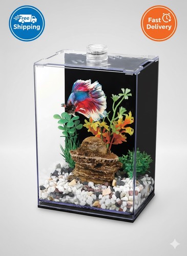 Betta fish tank with - with, led