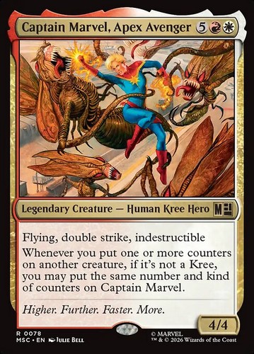 Mtg captain marvel apex - marvel,,